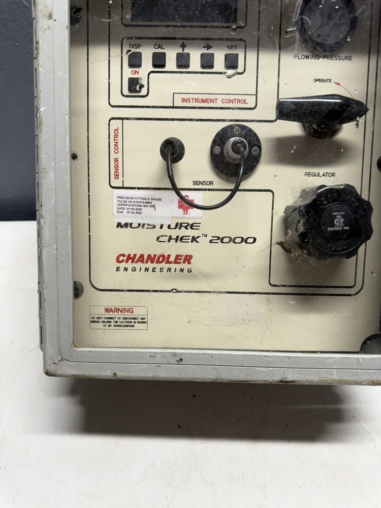 Chandler engineering moister chek 2000 Untested
