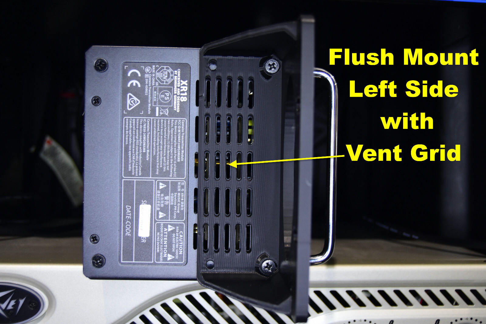 Improved - Rack Ears - Behringer XR16 XR18 SD16 & Midas MR16 MR18 Digital Mixers