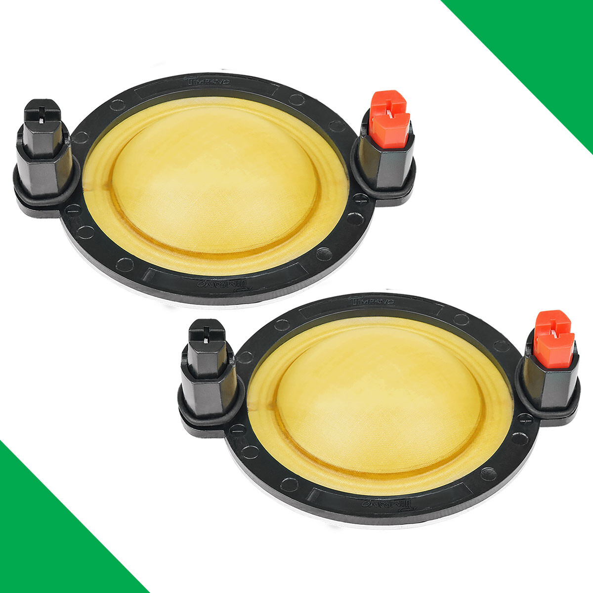 (2) 2" REPLACEMENT DIAPHRAGM FOR TPT-D250X TIMPANO TPT-RPD250X PRO AUDIO - PAIR