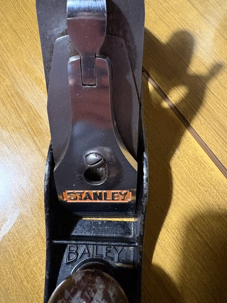 Vintage Stanley Bailey No 4 Wood plane Smooth Bottom
