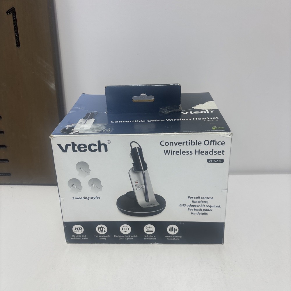 VTech VH6210 Convertible Office Wireless Headset OPEN BOX