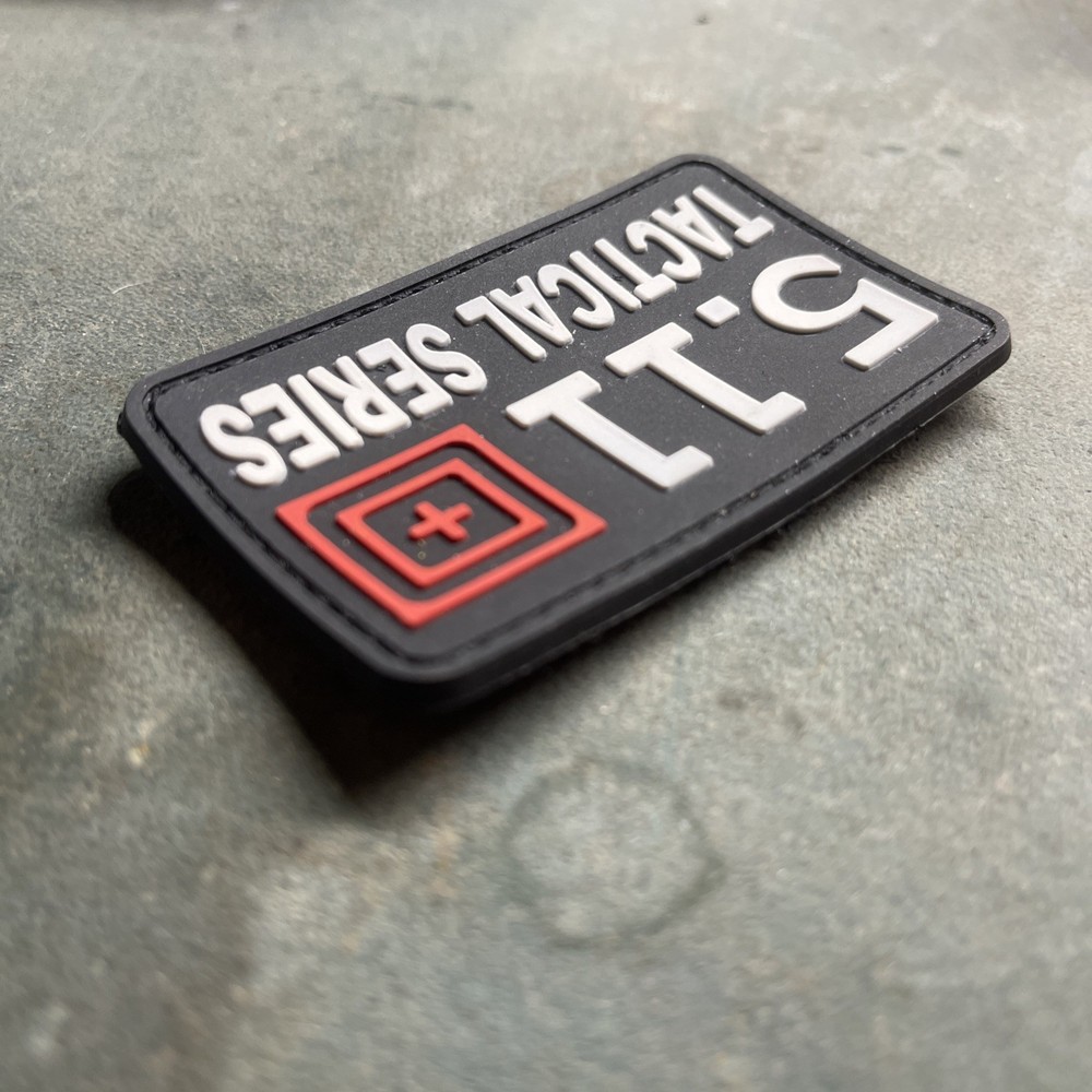 5.11 Tactical Series Bullseye Target Patch 3D PVC Hook And Loop Patch Badge EUC