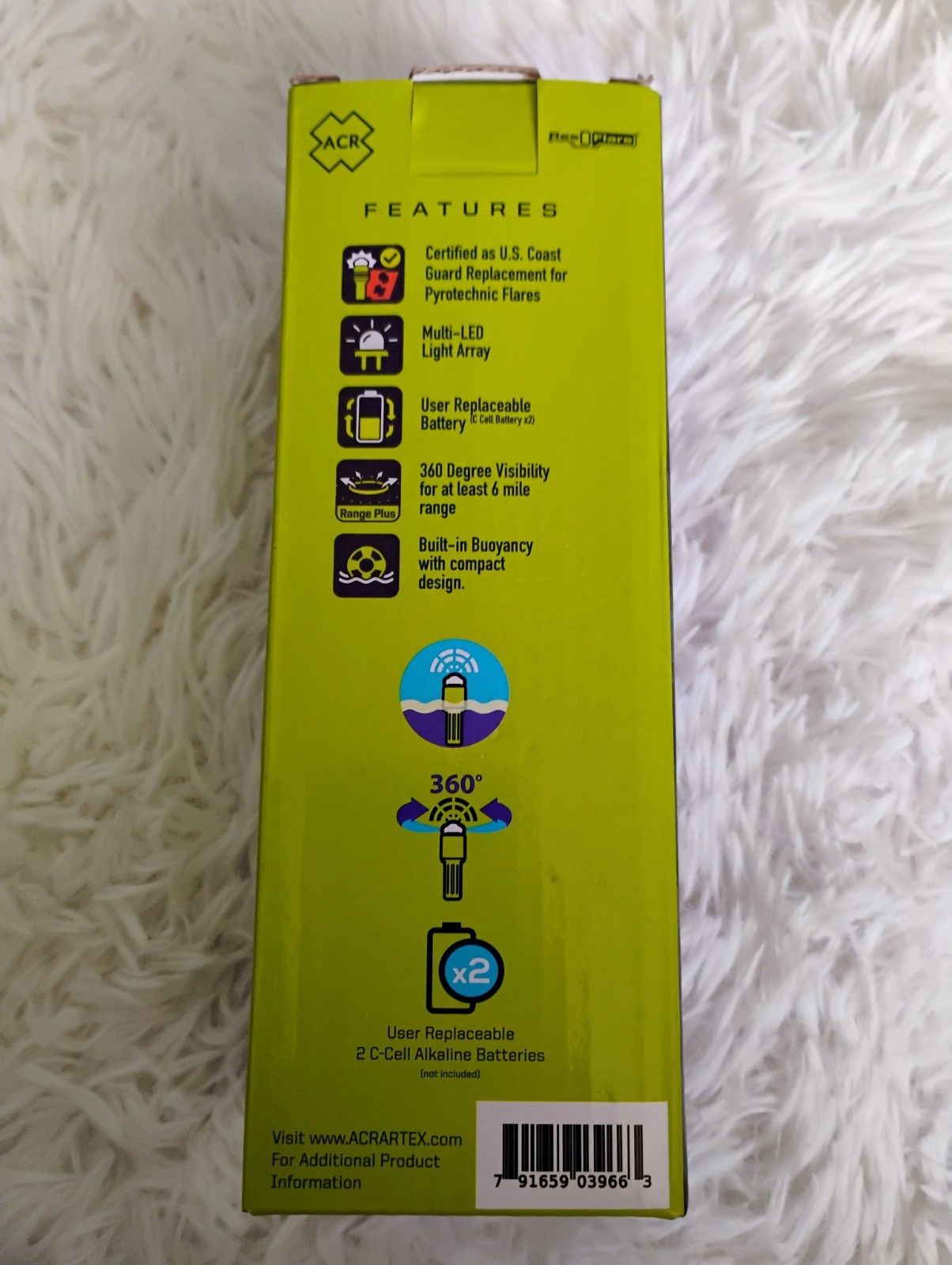 ACR ResQFlare USCG Approved Distress Flare & Flag 3966