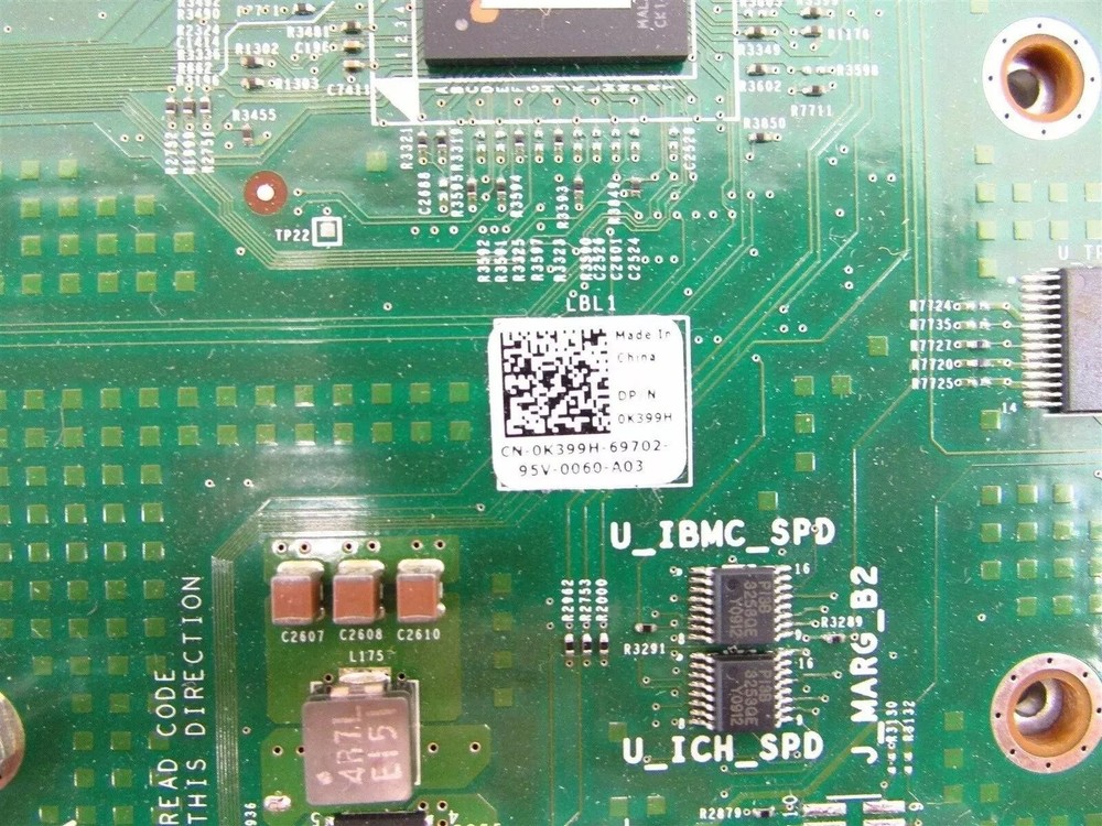 DELL K399H POWEREDGE R610 SYSTEM BOARD