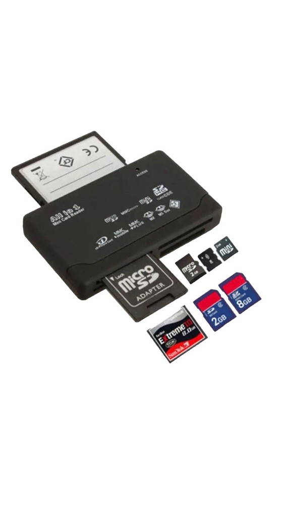 High Speed Portable Multiple Memory 7-in-1 USB 3.0 XD CF MS SD MMC Card Reader