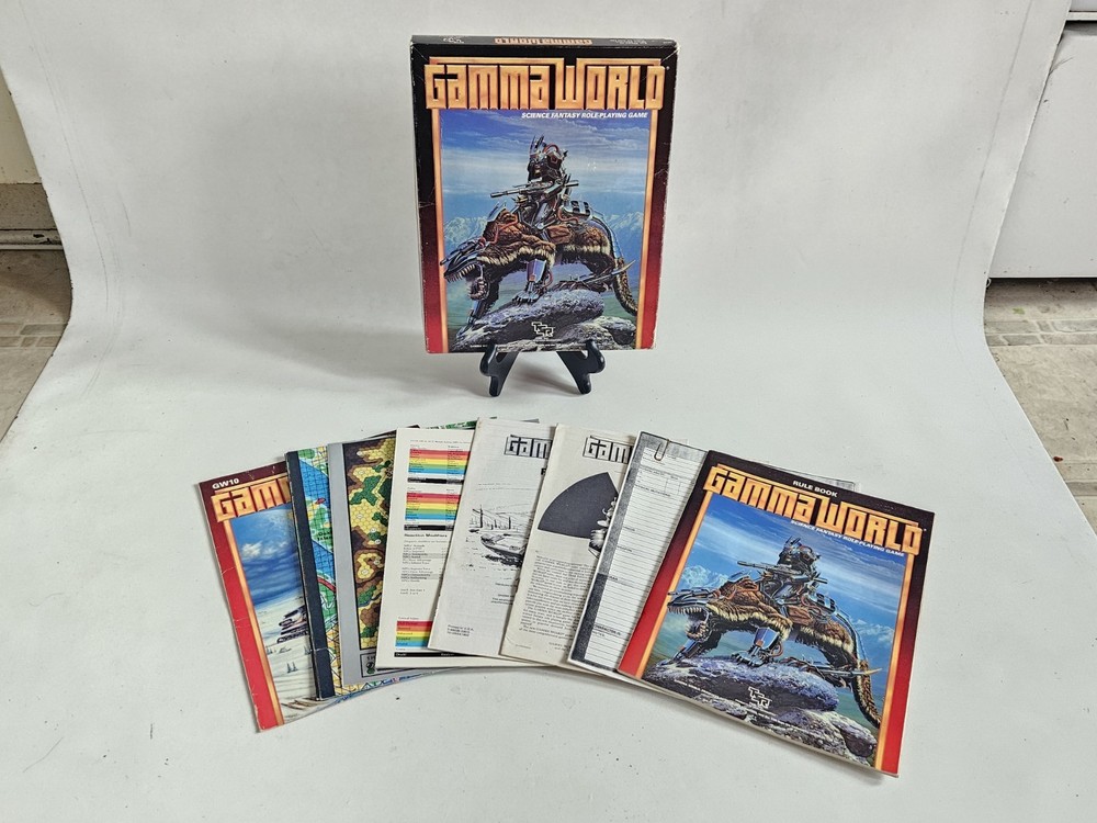 Gamma World RPG 3rd Edition Box Set 3e With Paperwork