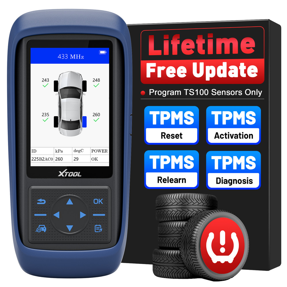 XTOOL TP150 TPMS Programming Tire Pressure Sensor Relearn Reset Activate Tool