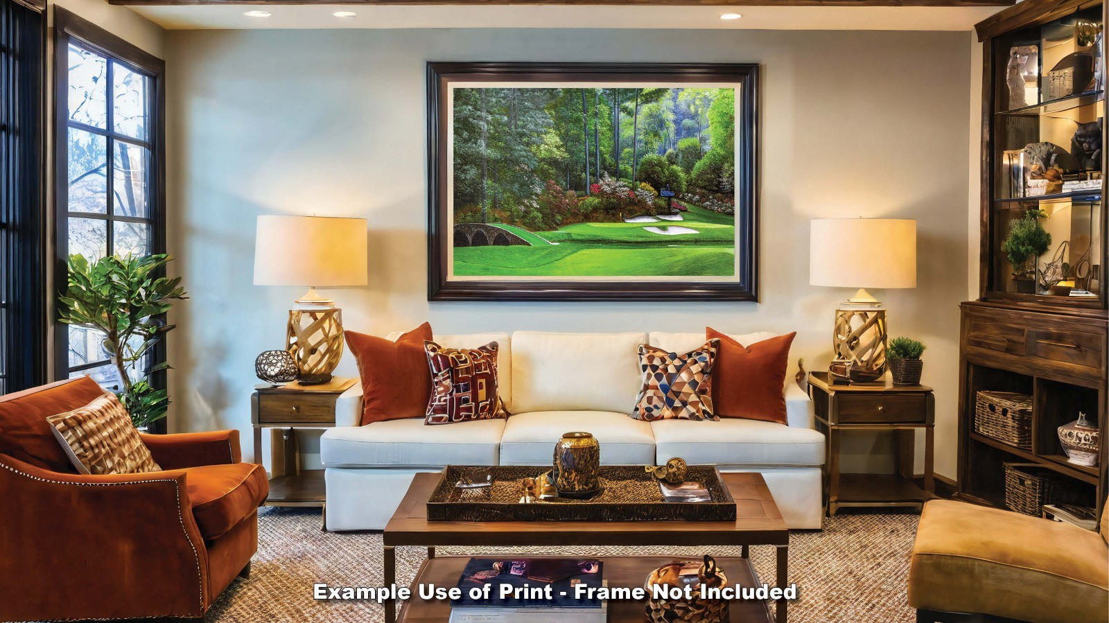 Augusta National Golf Hole 12 Golden Bell Masters Amen Corner PGA Art Print Ri4
