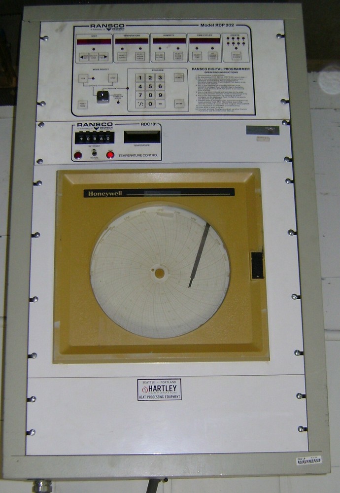 RANSCO DESPATCH CONTROL PANEL RDP 202 WITH RDC 101 TEMPERATURE CONTROL