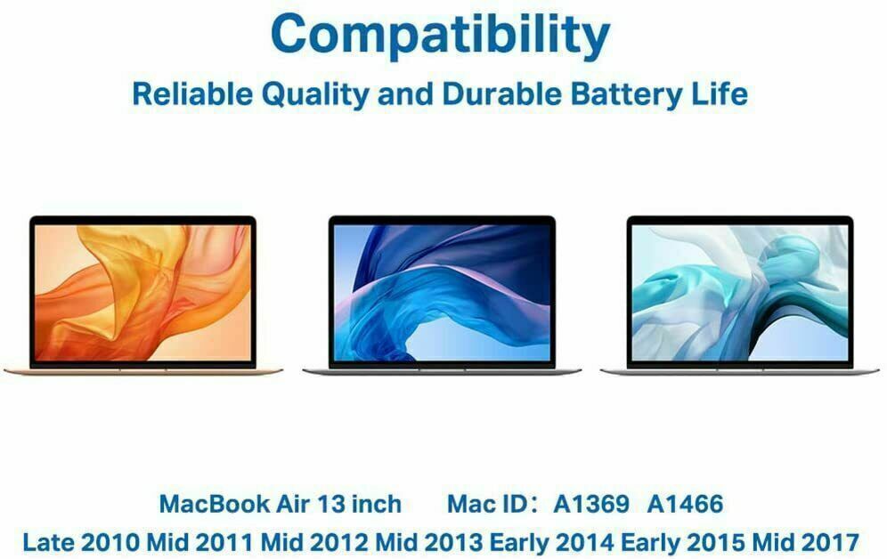 Battery A1466 for MacBook Air 13'' A1369 A1496 A1405 A1377 2013 2014 2015 2017