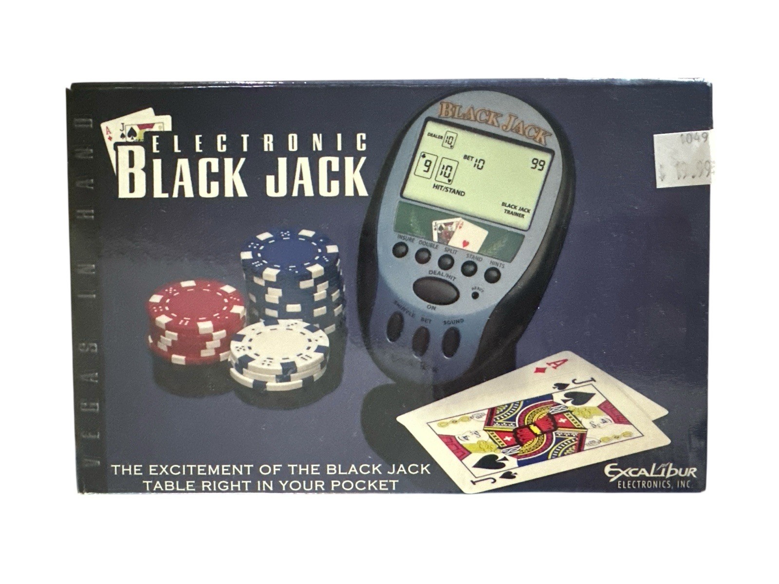 Excalibur Electronic Blackjack New In The Box Handheld Game