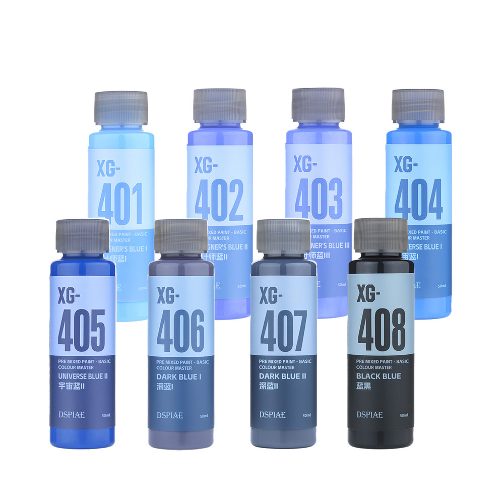 DSPIAE XG Series Water-based Pre-mixed Paint 50ML Basic Color Master