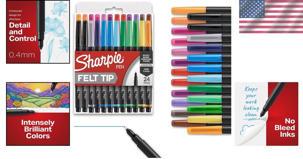 Sharpie Felt Tip Pens-
