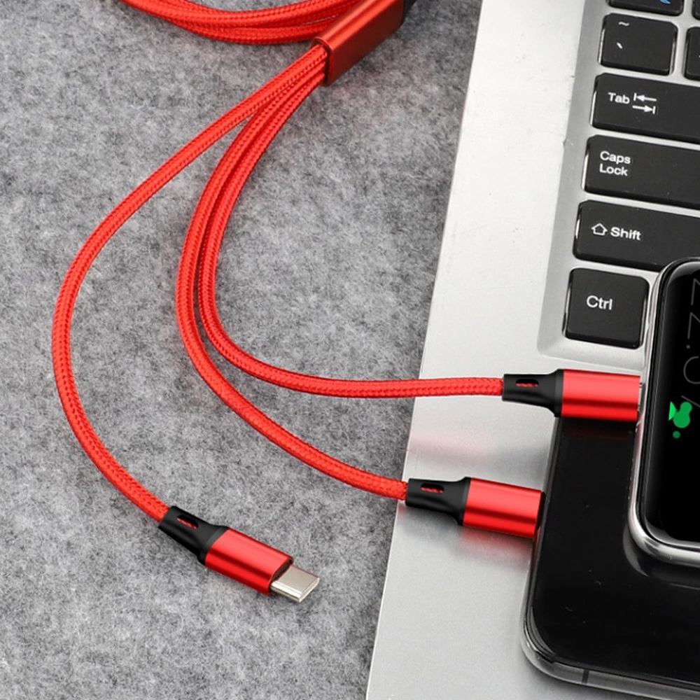 3 in 1 Fast USB Charging Cable Universal Function Cell Phone Charger Cord Lot