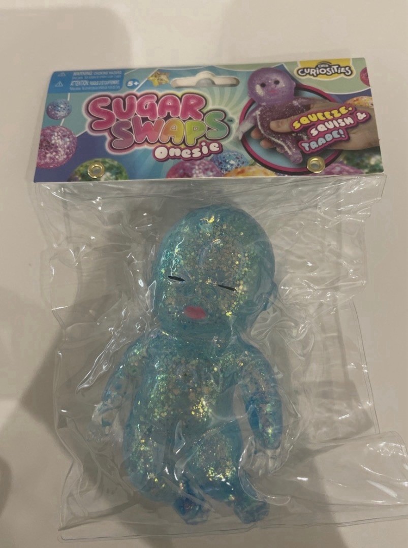 NEW Sugar Swaps Baby Squishy Giant Baby Squeeze Toy In Blue 5in