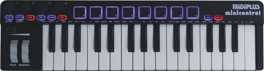 midiplus minicontrol USB MIDI keyboard controller