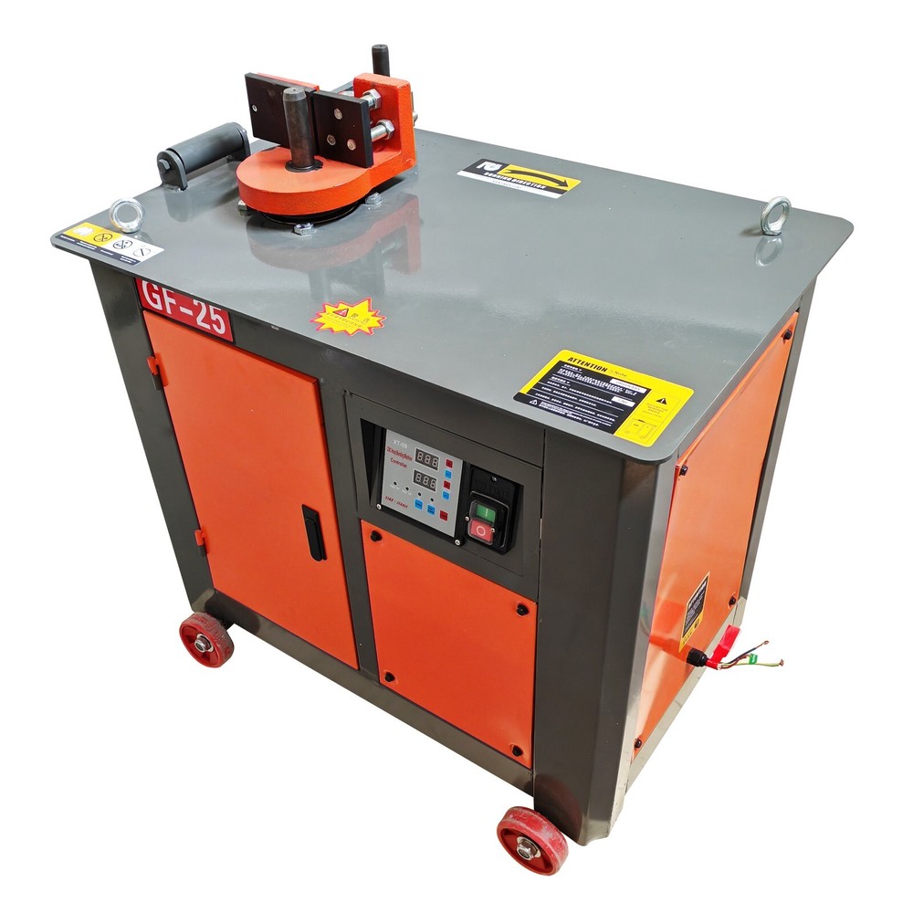 220V Reinforcement Hoop Bending Machine Automatic CNC Rebar Bender Adjust Angle