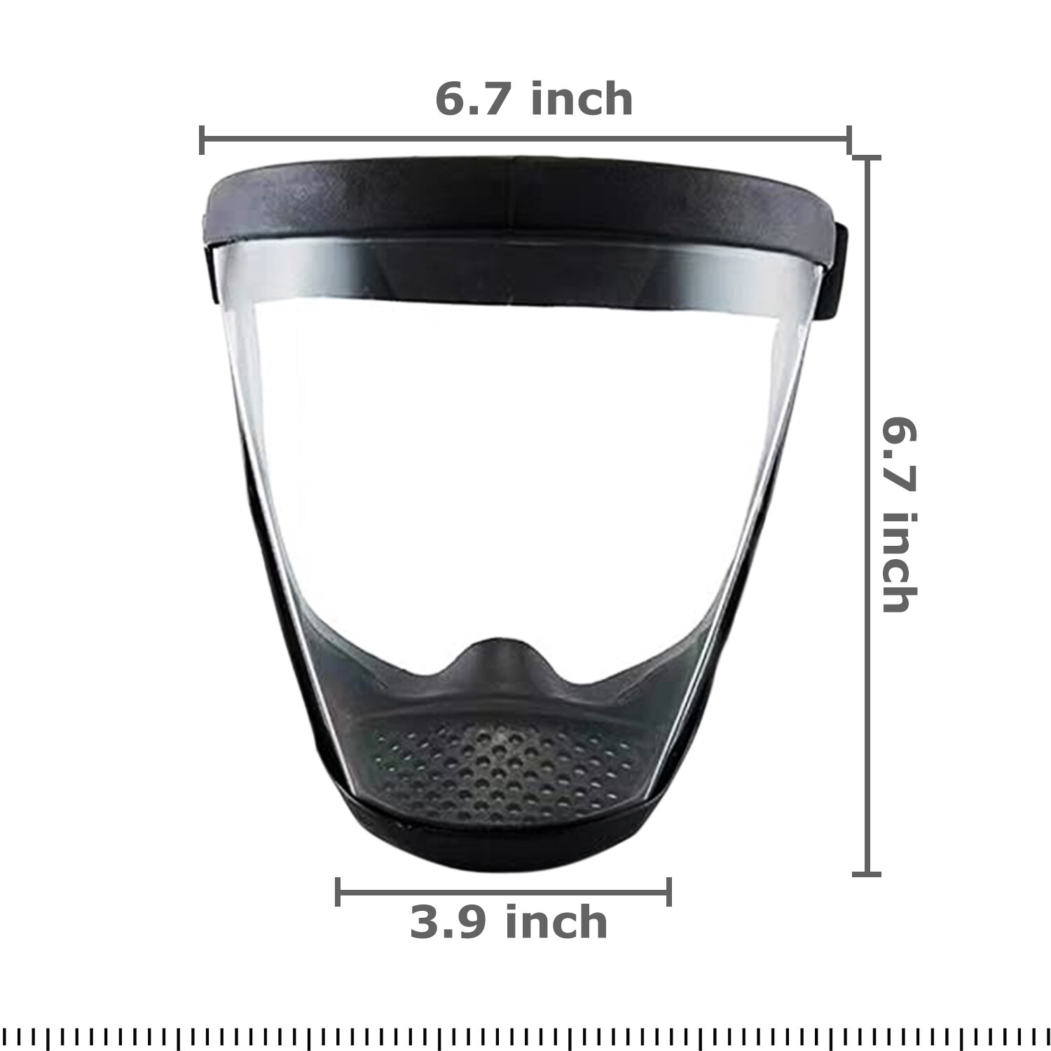 Anti-fog Shield Safety Full Face Super Protective Head Cover Transparent Mask US