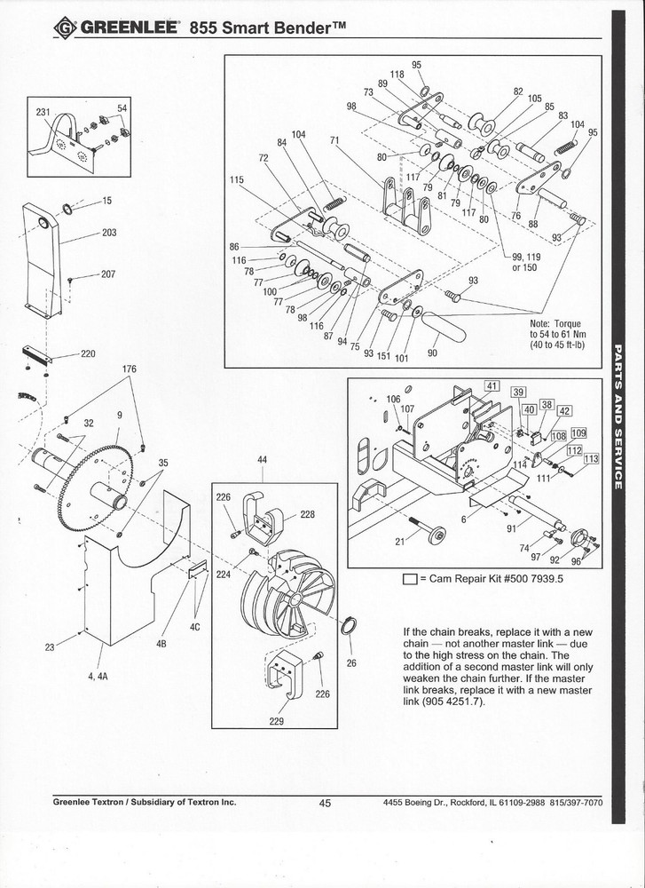 CONDUIT SIZE SELECTOR SWITCH CIRCUIT BOARD GREENLEE 855 Knobs No Connector Wire