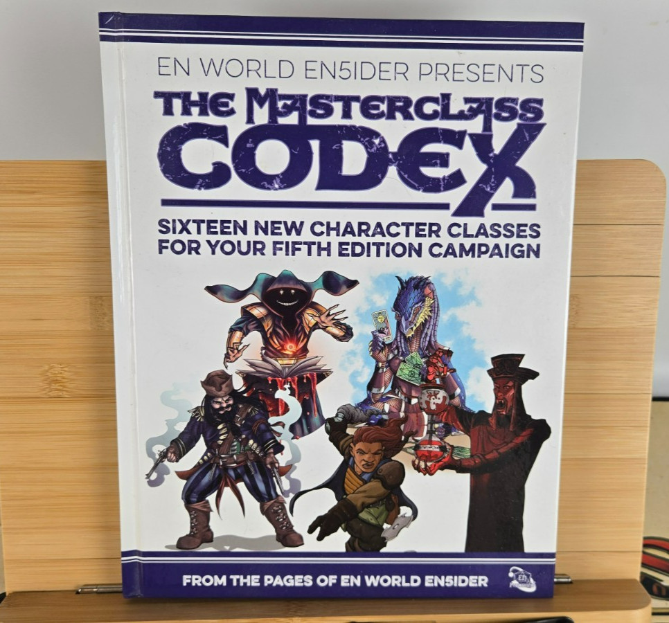 The Masterclass Codex 5E | 16 New Character Classes | Hardcover | D&D Compatible
