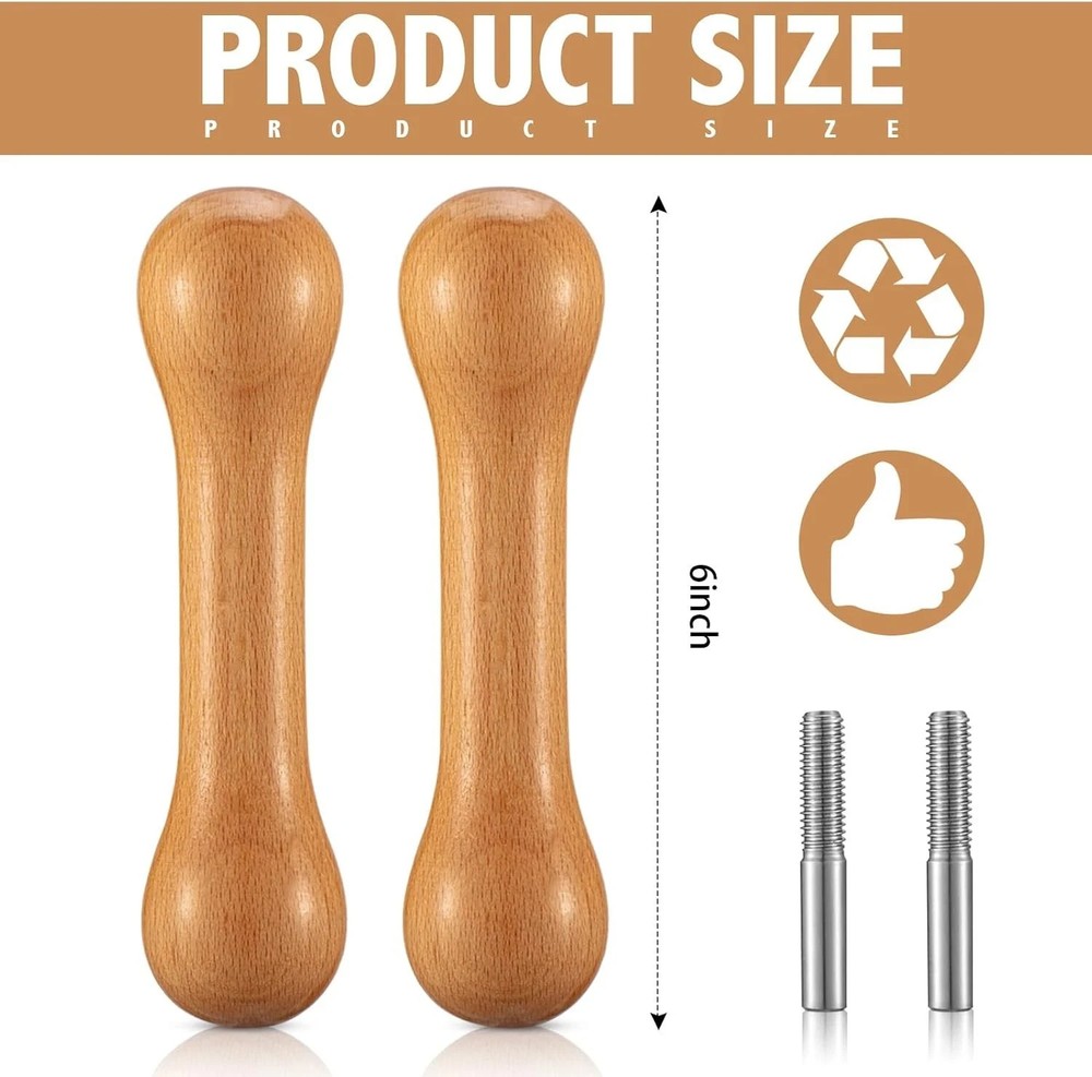 Thyle 2 Pcs Tie Dye Tool Wood Sinew Pulling Device DIY Stretching...