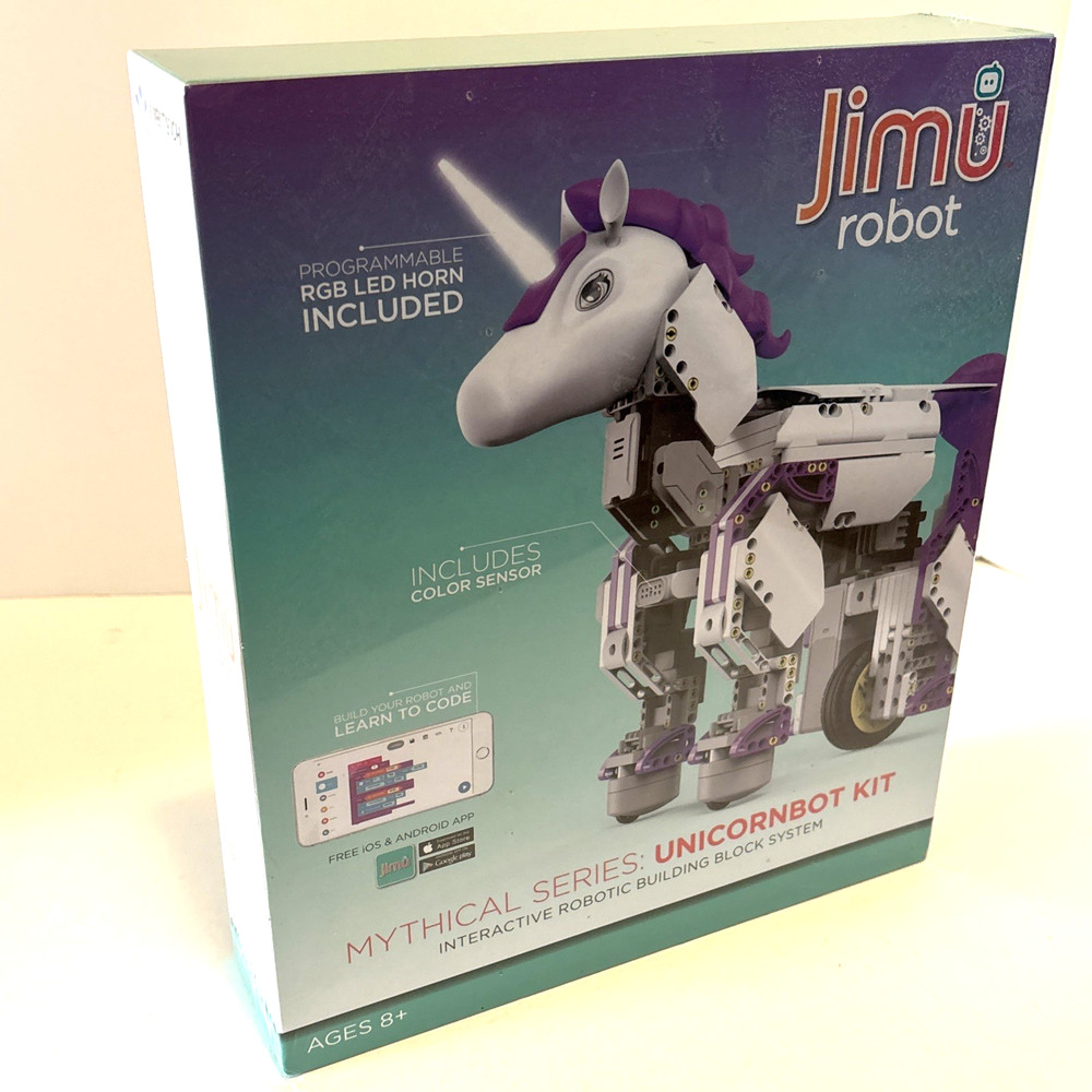 UBTECH Mythical Unicornbot Kit-App-Enabled Building & Coding Jimu Bot Stem NEW