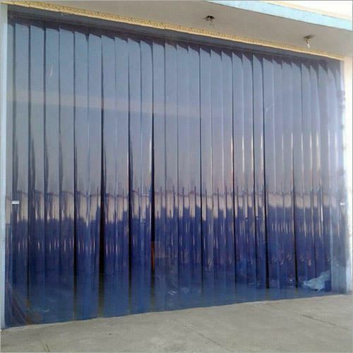Strip Curtain Door 10ft Wide x 10ft 8"Ribbed Heavy Duty Scratch Resistant Pvc