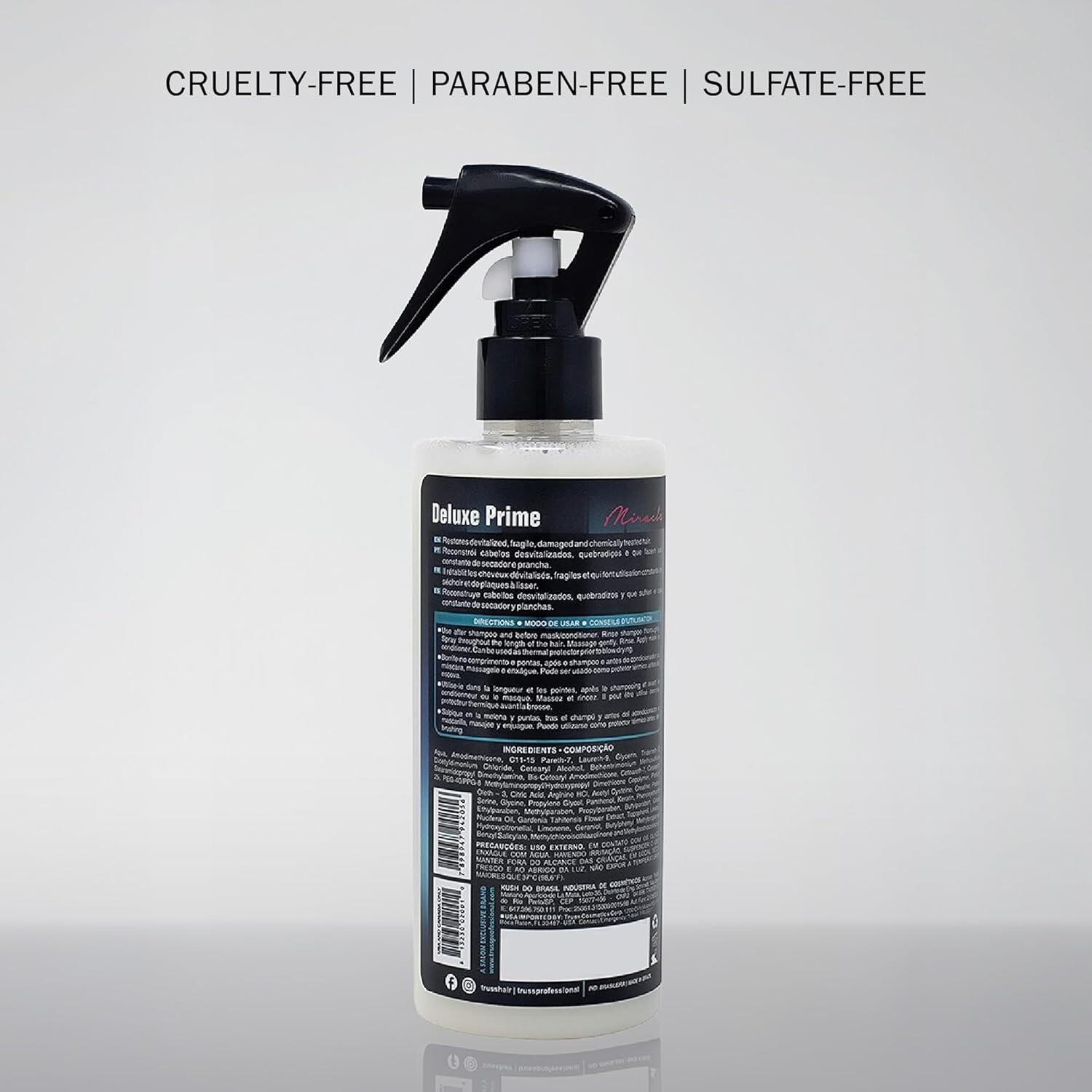 Truss Deluxe Prime Hair Treatment -Antifrizz Heat Protectant 260ml