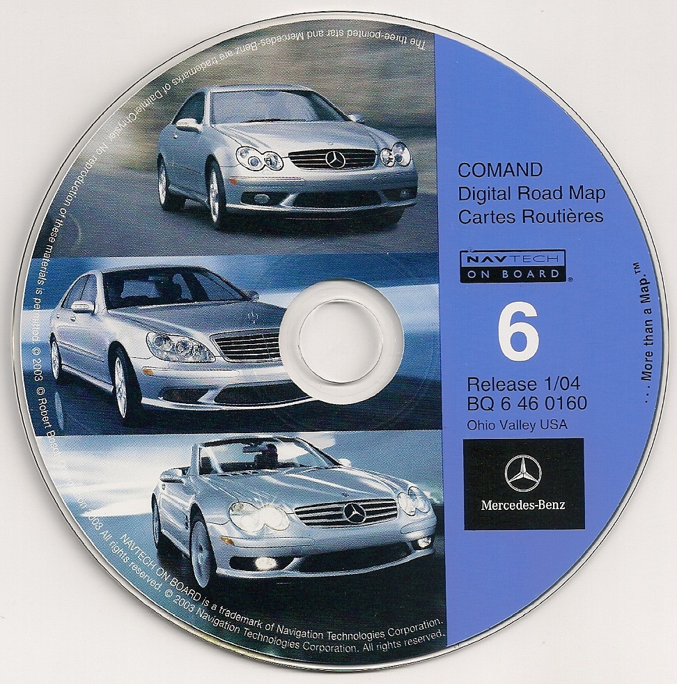 2000 2001 2002 Mercedes E-Class E320 E430 E55 AMG Navigation CD # 6 Ohio Valley