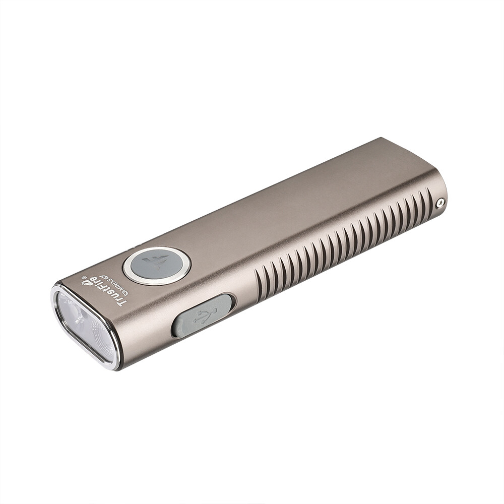 Trustfire Pro Flat EDC Flashlight Small Powerful with LED Light, UV, Green Laser