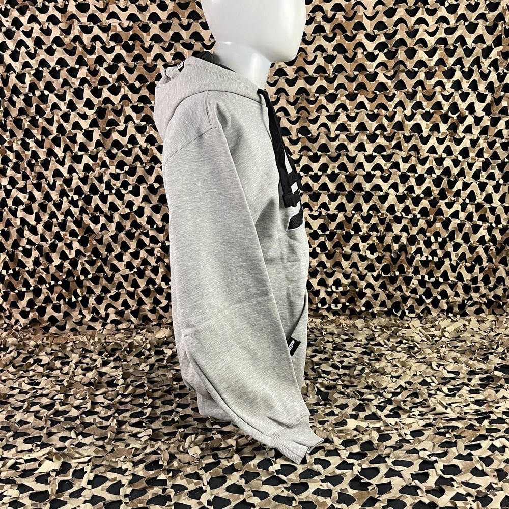 NEW SP Logo Pull Over Hooded Sweatshirt - Grey - Large