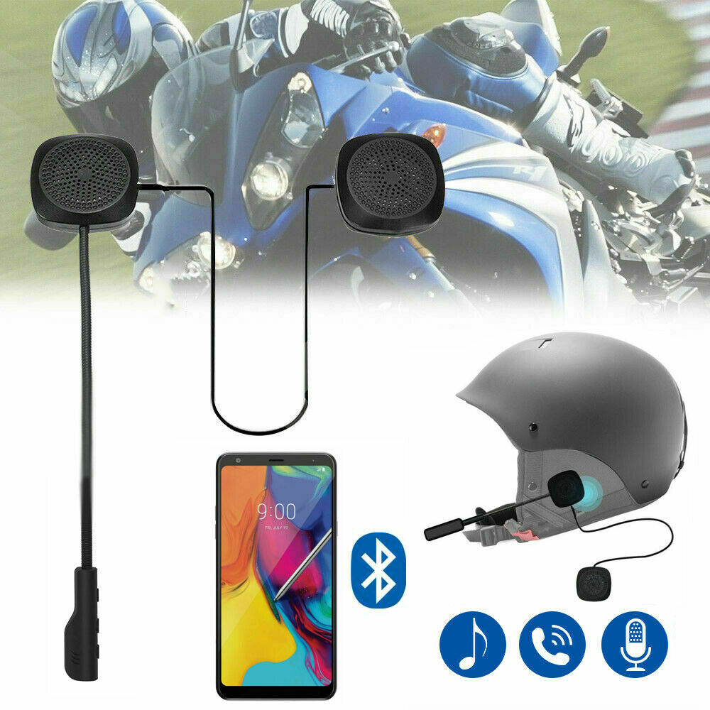 Bluetooth 5.0 Wireless Motorcycle Helmet Headset Speaker Handsfree Call Control