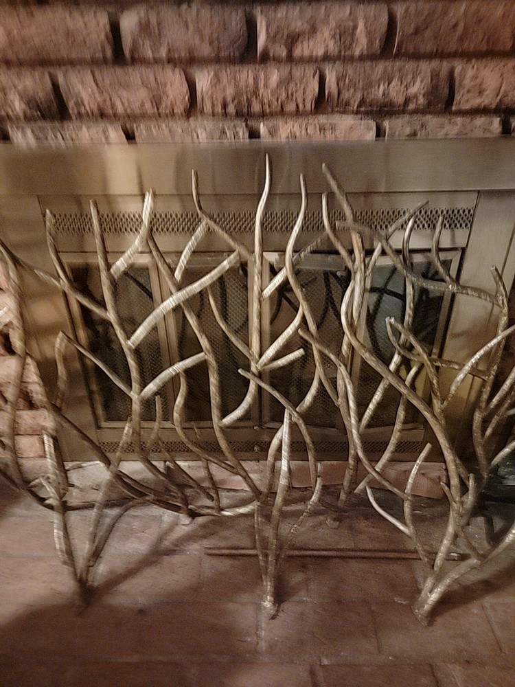 Golden Branch Fire Place Screen
