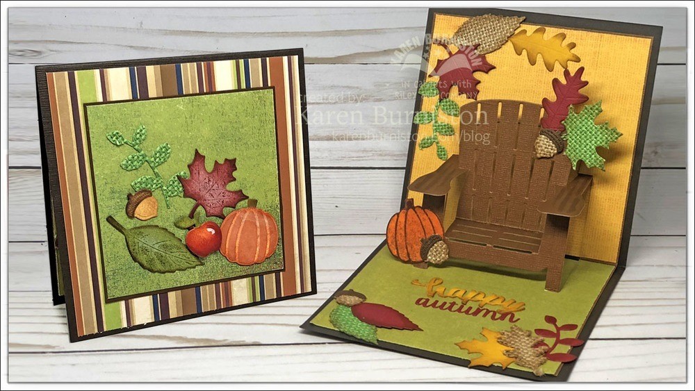 Karen Burniston Die Set 1059 Autumn Elements
