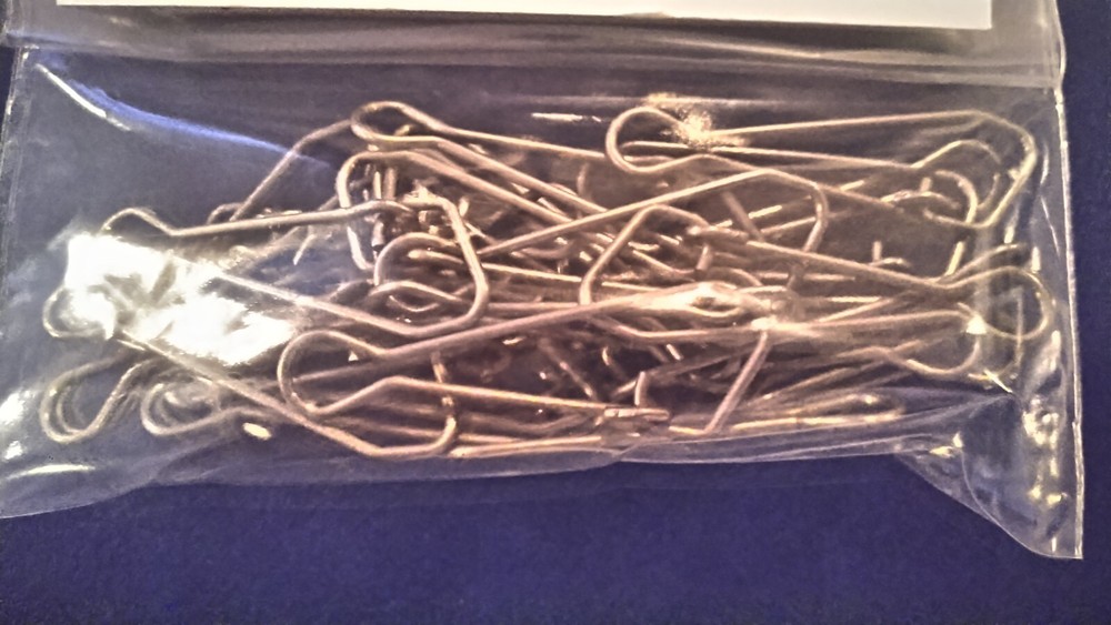 Fishing Snaps Hook Eye or Eyelock Snaps Size 6 Quantity 25