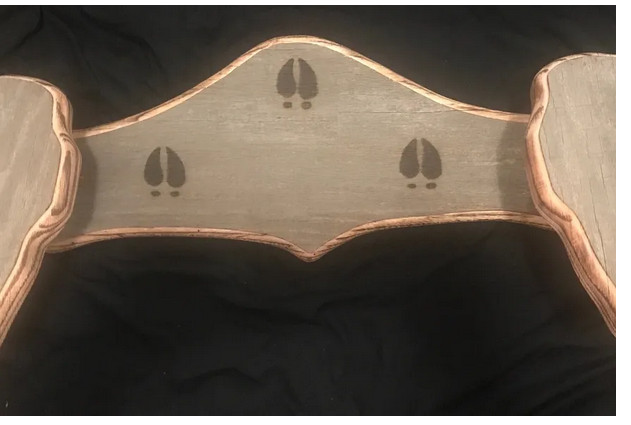 Custom Double European Trophy Display