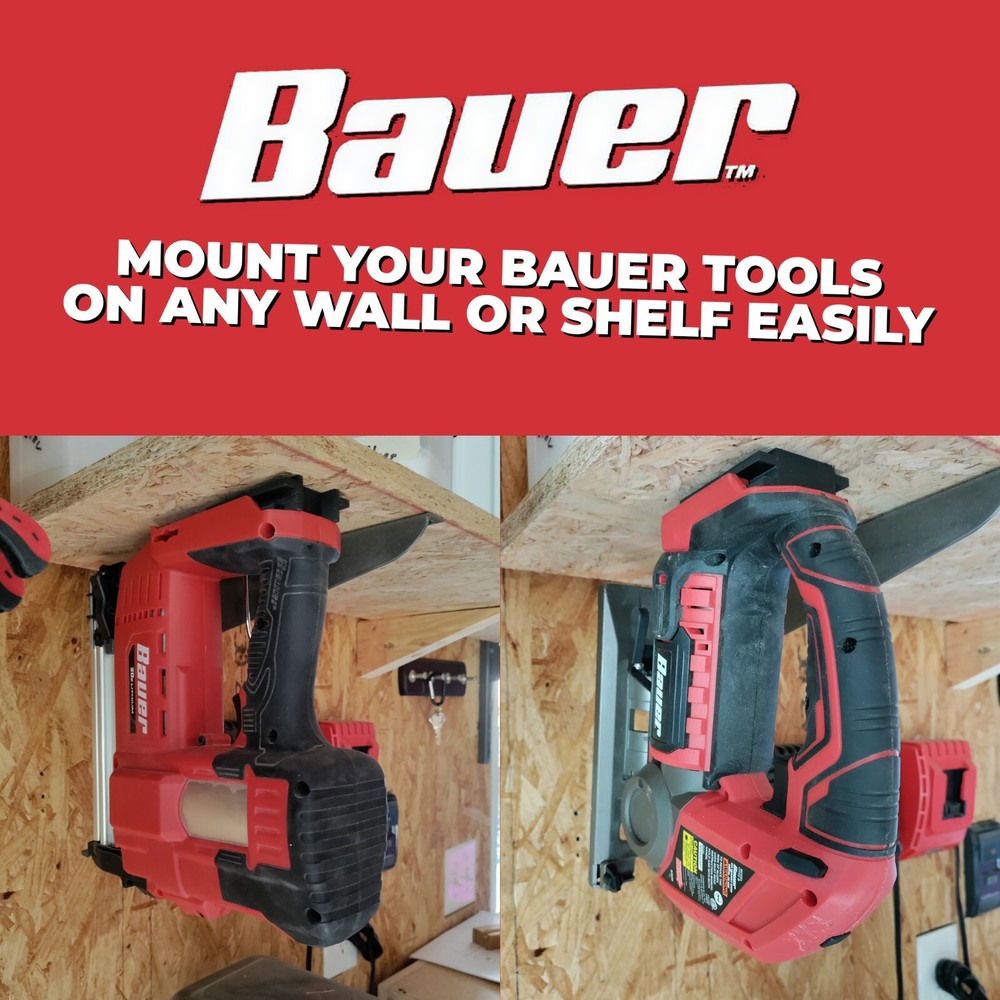 5 Pack - Bauer 20V Tool Mounts / Holders / Hangers / Brackets