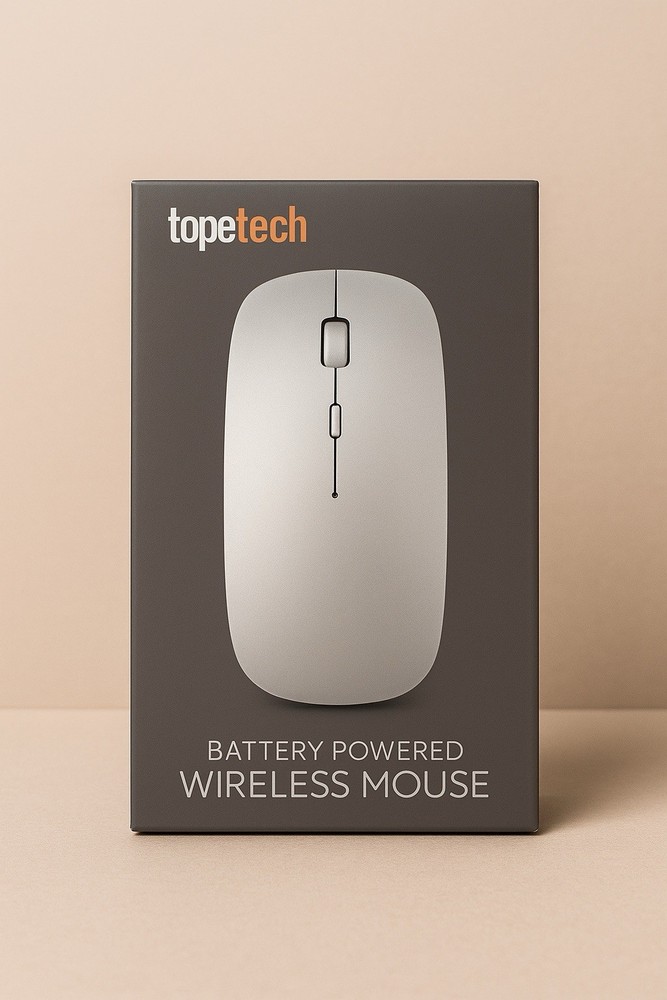 Wireless Mouse-Slim Battery Powered Bluetooth Mouse for iPad, Laptop Tablet,Pc