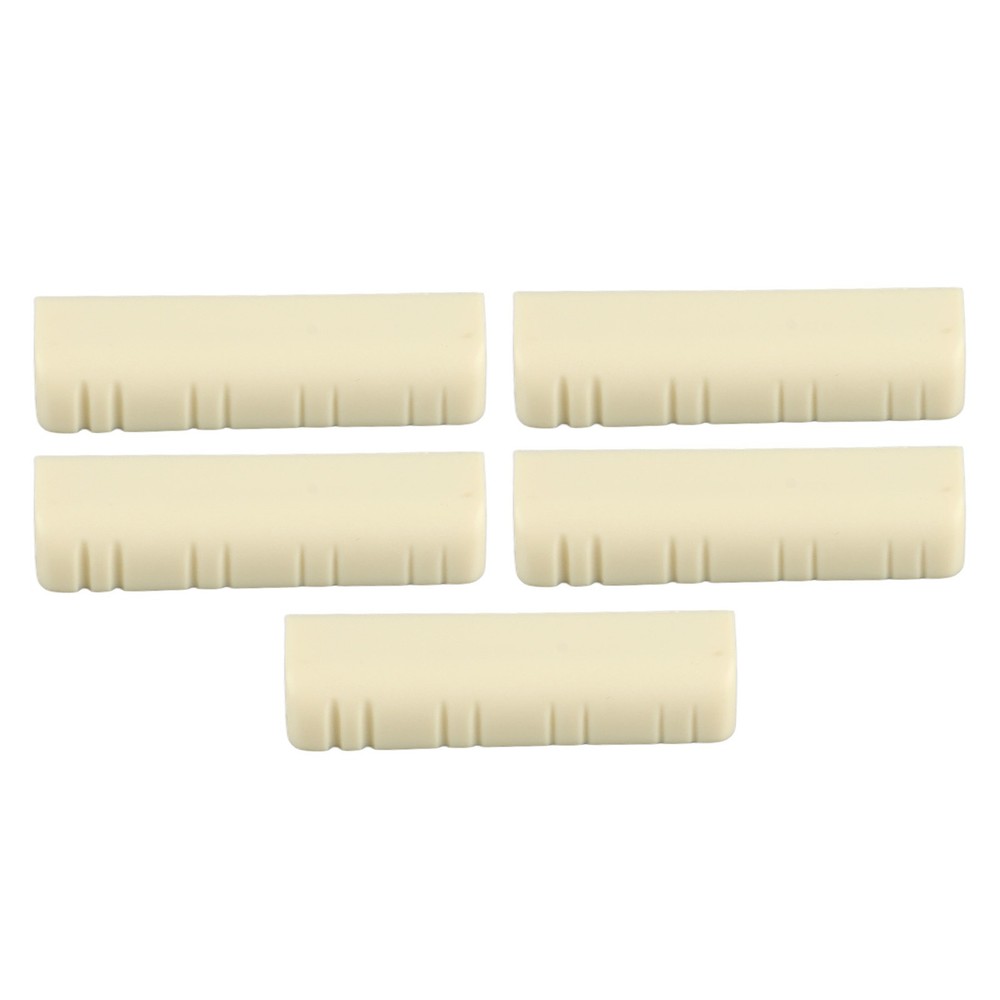 ♡ 5Pcs Mandolin Bridge Nut 8 String Plastic 3.5cm Universal Instrument For