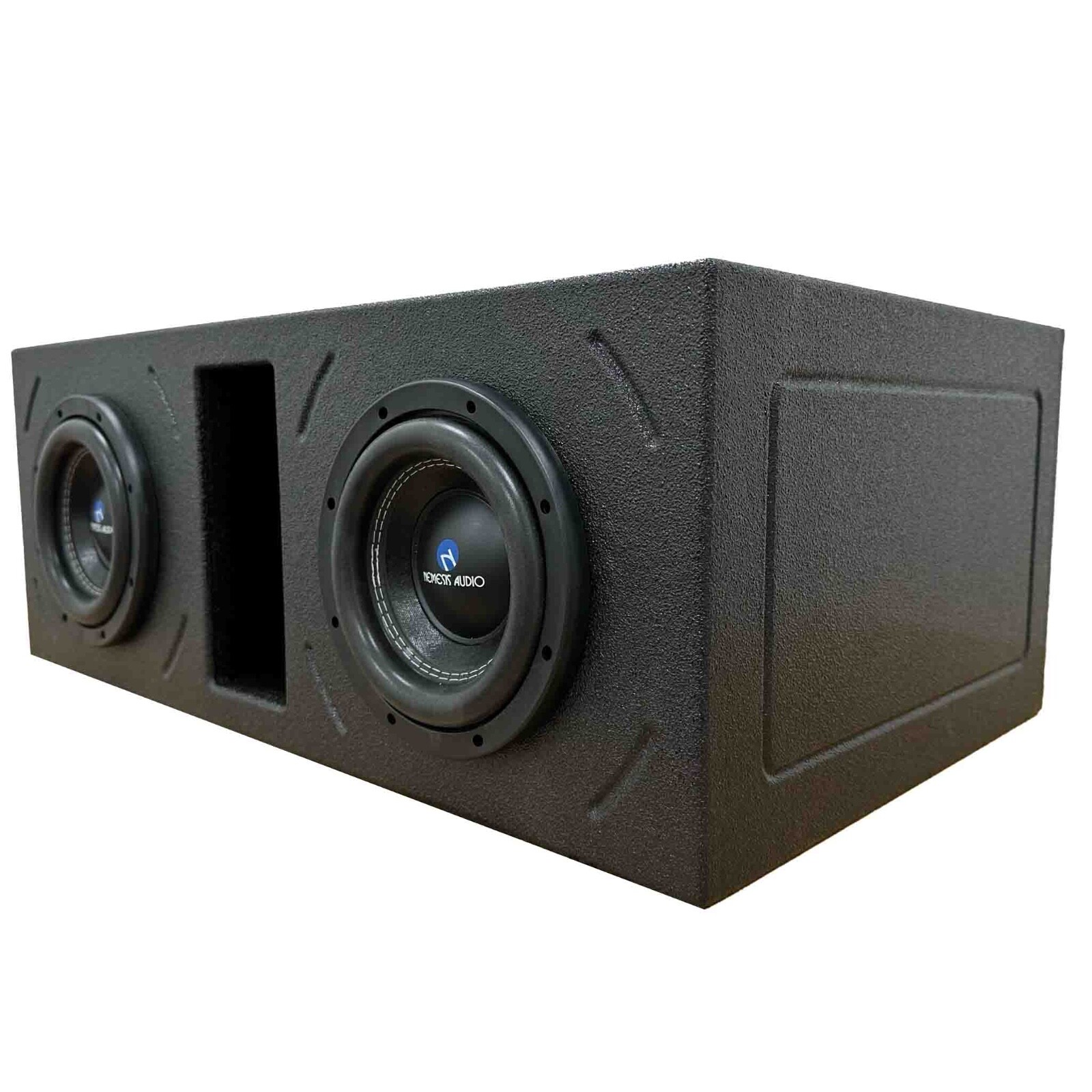 Dual 8" Mega Super Bass Series Subwoofer Box Ported 2x8" Woofers