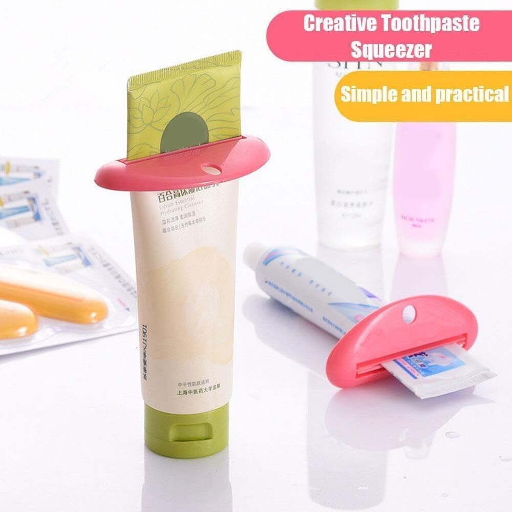 8-Piece Tube Squeezer Dispenser Set - Toothpaste Holder Roller, Bathroom Extract