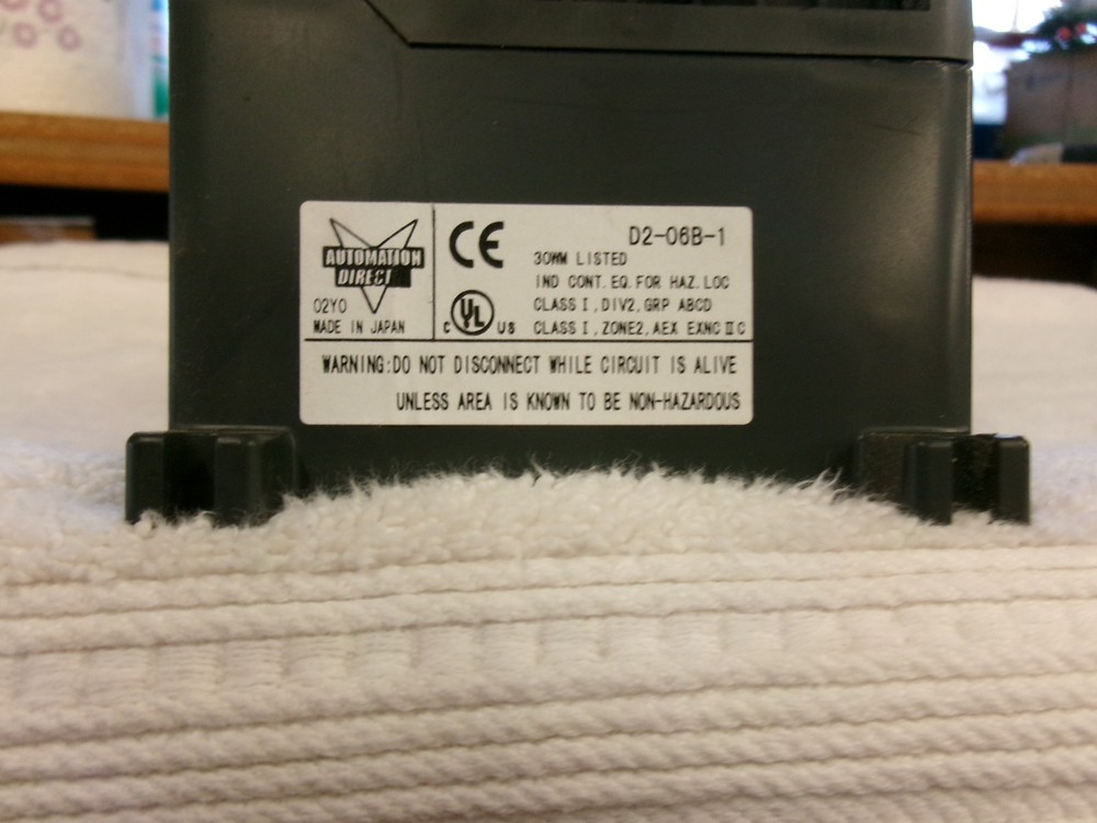 Automation Direct PLC Rack D2-06B-1