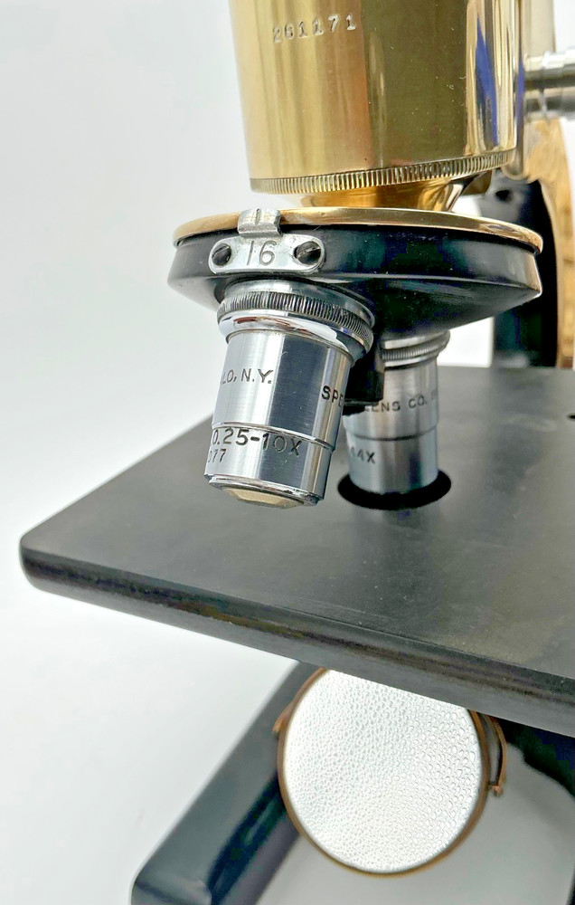 Collectible 1930's Spencer Brass Microscope
