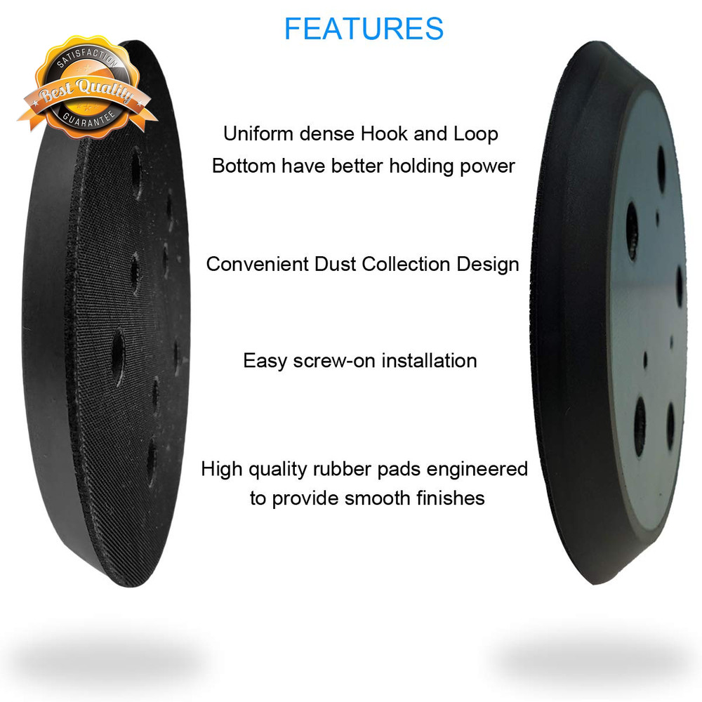 5 Inch Sander Pad Hook Loop Replacement for 333 333VS Random Orbit