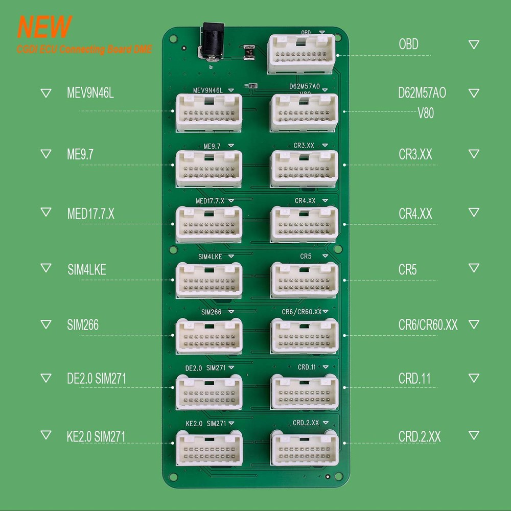 CGDI E.CU Connecting Board DME Cable for Read/Clear E.CU Data 14 DME-DDE Model