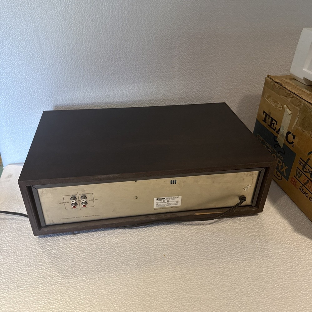 TEAC V-909RX Auto Reverse Stereo Cassette Deck – Tested, Working Order