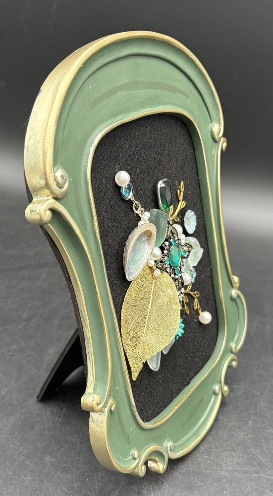 Handmade Framed Art With Mixed Media