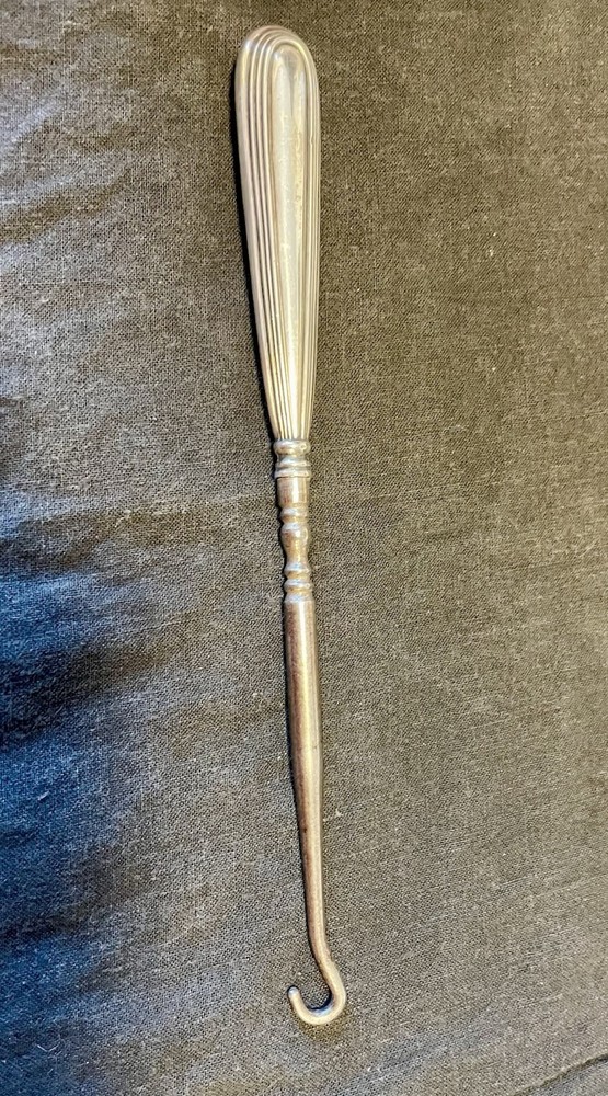 Antique Sterling Handled Button Hook
