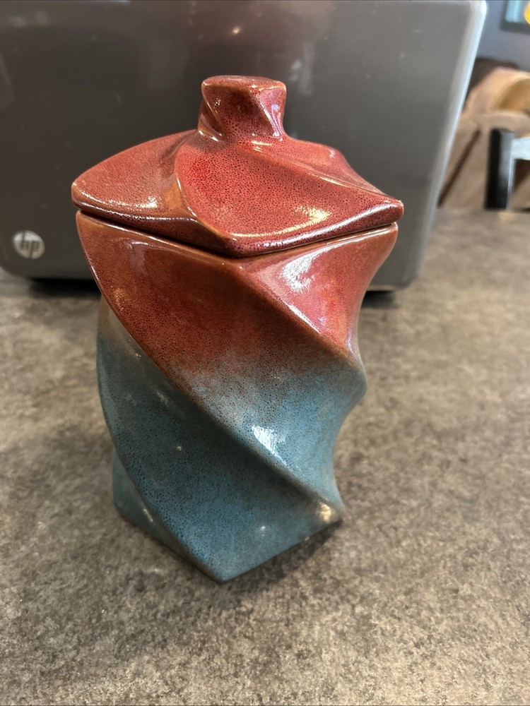 Pottery table top gel fire burner