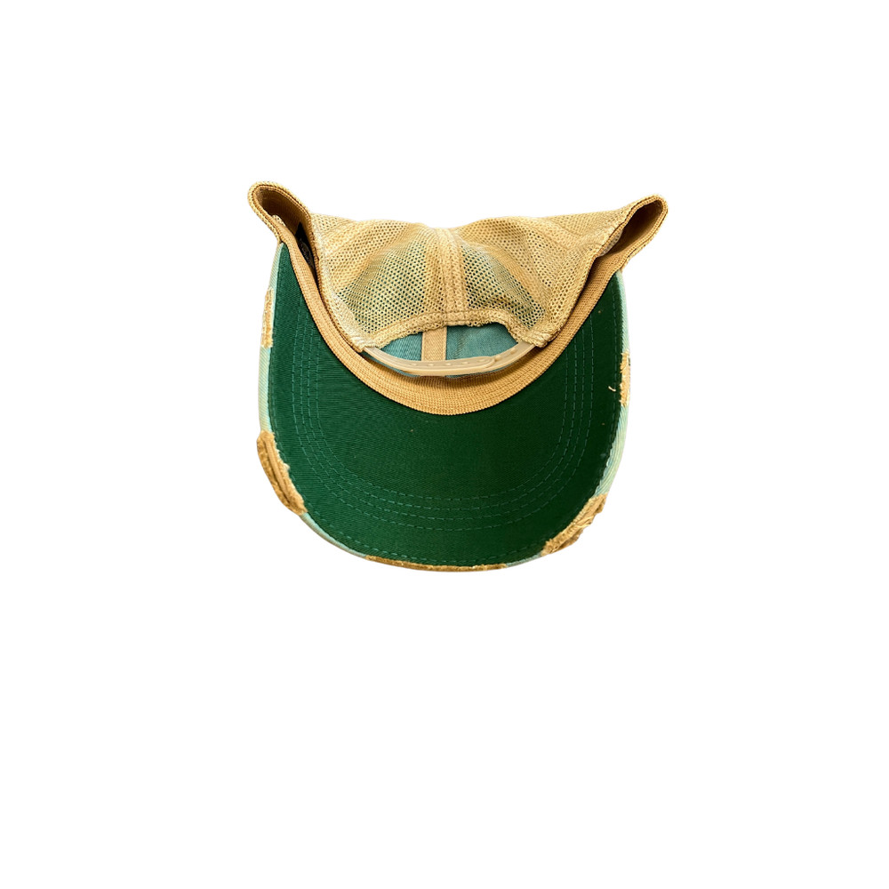 American Flag Distressed Trucker Hat